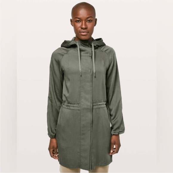 Lululemon City Stroll Jacket Grey Sage - Picture 3 of 12